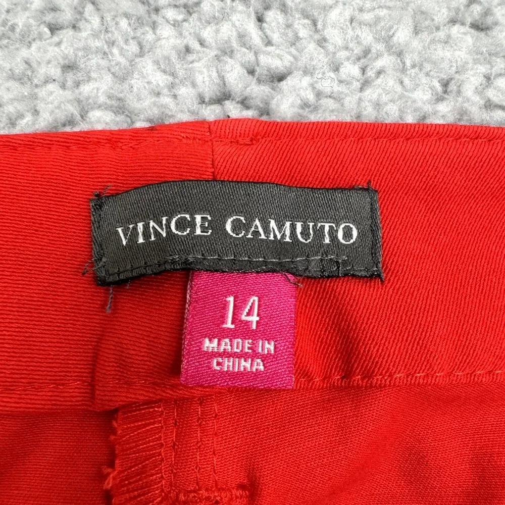 Vince Camuto Pants Womens 14 Red Tomatogirl European Mediterranean Romantic Euro